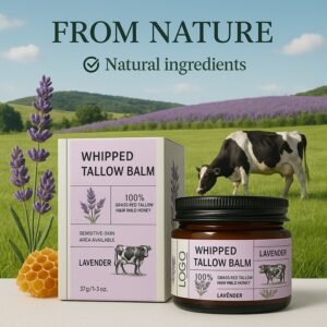 Premium Whipped Tallow Balm for Custom Branding